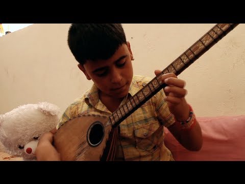 Blind Boy's Love of Music
