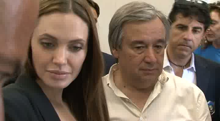Italy: Jolie and Guterres visit Lampedusa 