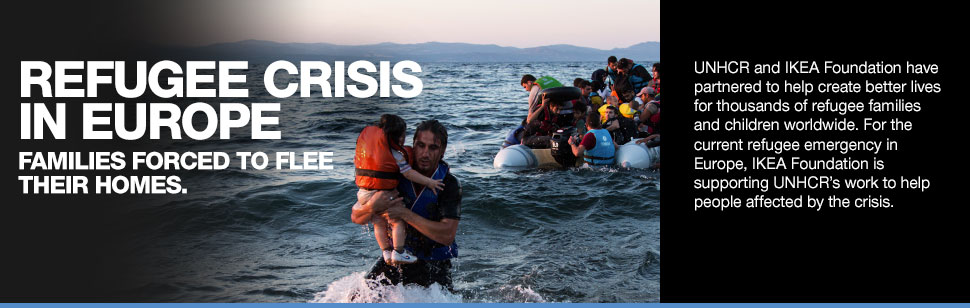 Refugee Crisis in Europe Families forced to flee their homes. 