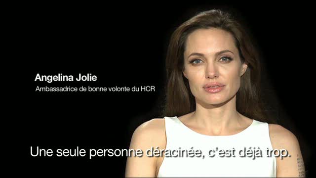 Message vidéo Angelina Jolie