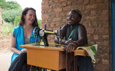 Kristin Davis met Fiona