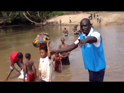 UNHCR's Dr. Paul Spiegel on the Border of CAR  and Cameroon