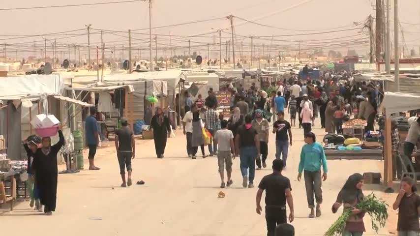 Syrian Crisis - Zaatri Refugee Camps Champs-Elysees