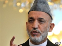 Afghan President Hamid Karzai