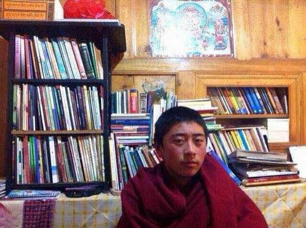 Tibetan monk Lobsang Kelsang is shown in an undated photo.