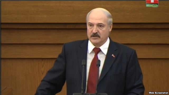 Belarusian President Alyaksandr Lukashenka made the remark following his annual state-of-the-nation address on April 29.