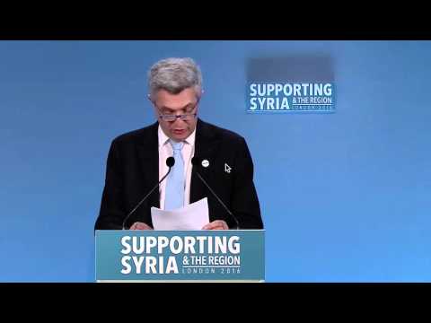 United Kingdom: High Commissioner calls for more funding for Syrian Refugees
