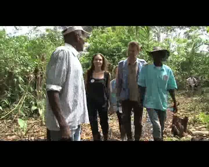 Angelina Jolie in Ecuador