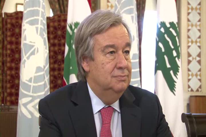 Lebanon: Guterres urges support