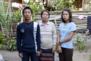Saw Bay Dar Thein, age 19, at Ban Mai Naisoi Temporary Shelter, Thailand.  He fled Myanmar in March 2011 due to security concerns and fear of forced conscription.  He lives with his mother and sister.