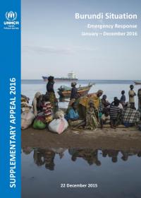Burundi Supplementary Appeal(January - December 2016)