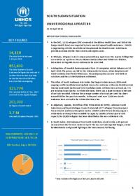 UNHCR Regional Update #89 on the South Sudan Situation (15 - 30 April 2016)