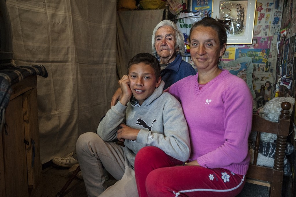 Georgina és a lánya, Blanca, valamint ma már kamaszfiú unokája, Andreas – Fotó: © UNHCR/S. Rich