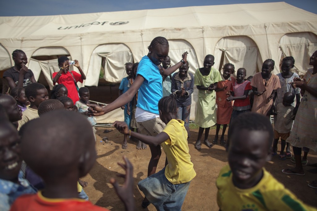 Alek Wek in South Sudan