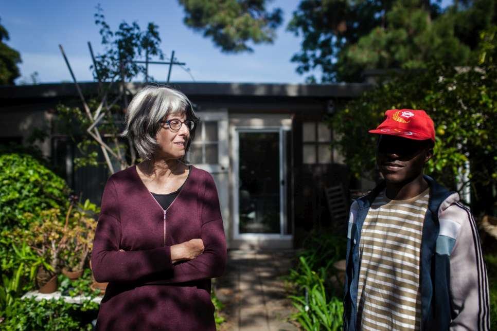 "When I heard that the greatest need for resettling refugees was housing for LGBT individuals, it made sense to me and I wanted to help," says Judy Salomon.  
