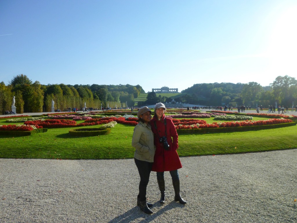 © privat; dieses Foto vor Schloss Schönbrunn und der Gloriette könnte wohl direkt aus einer Werbebroschüre für Wientourismus stammen