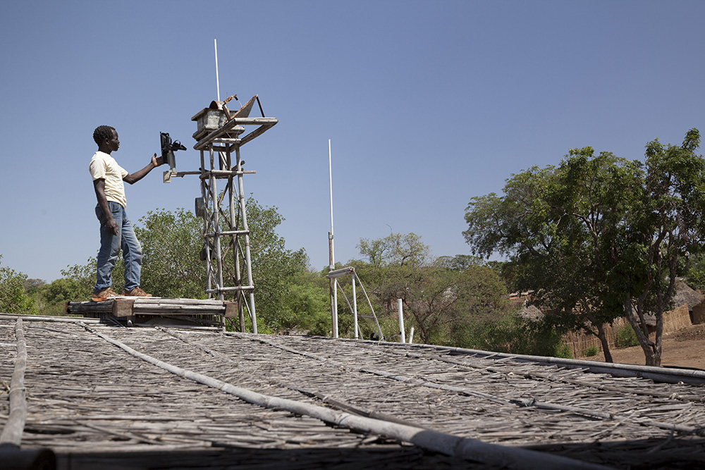 Ethiopia. Repan constructs an amazing house in Sherkole camp