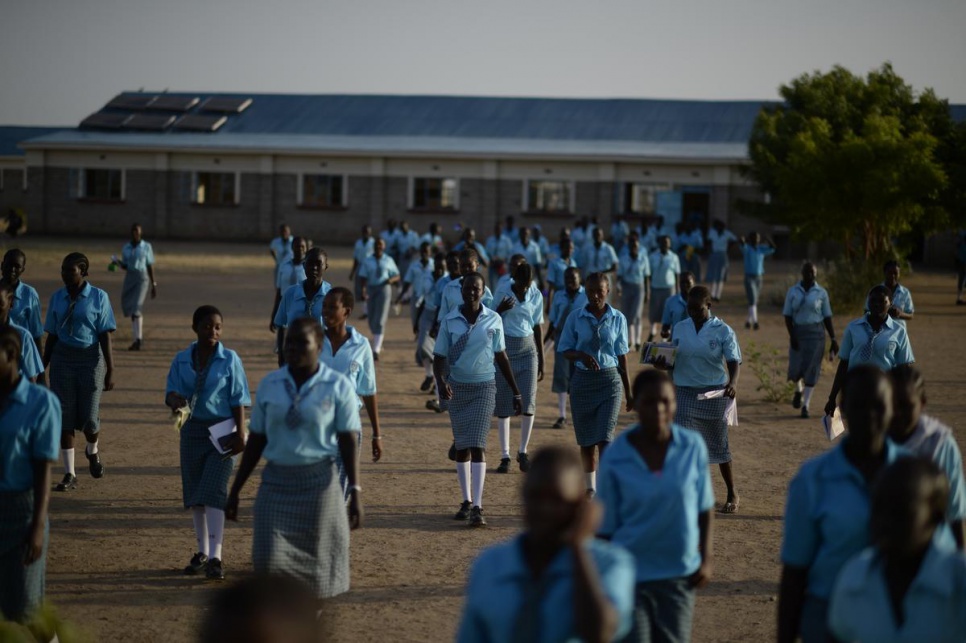 Morneau Shepell is the only boarding school with modern facilities and solar lighting for girls in Kakuma camp.