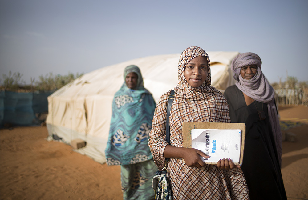 Mauritania. Visul lui Tinalbarka este să devina avocat.