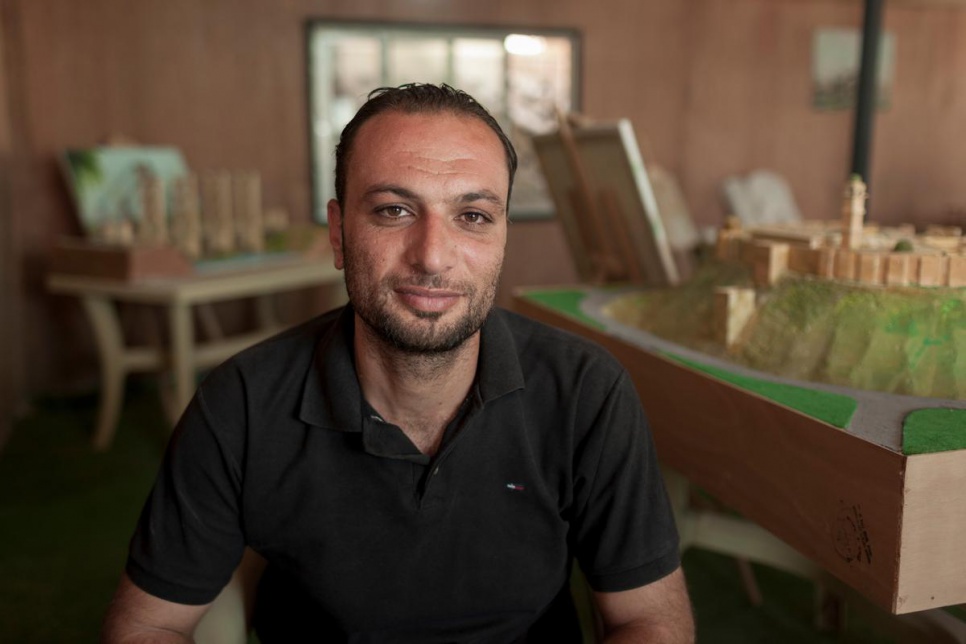 Ahmad Hariri, who initially brought the group together and helps source their materials, hopes the project will help educate children in the camp about their homeland.<br><br>""There are lots of kids living here who have never seen Syria or who have no memory of it. They know more about Jordan than about their own country." The project has also given the artists a sense of purpose. "By doing this work, they feel like they are at least doing something to preserve their culture.""