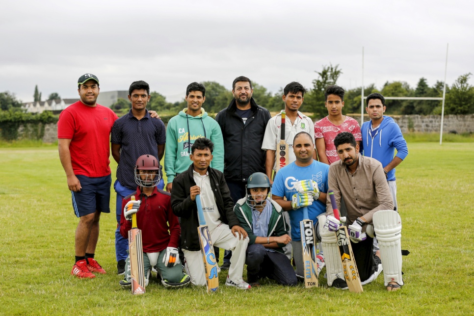L'équipe de cricket de Carlow comprend aujourd'hui des membres de 13 nationalités différentes. 