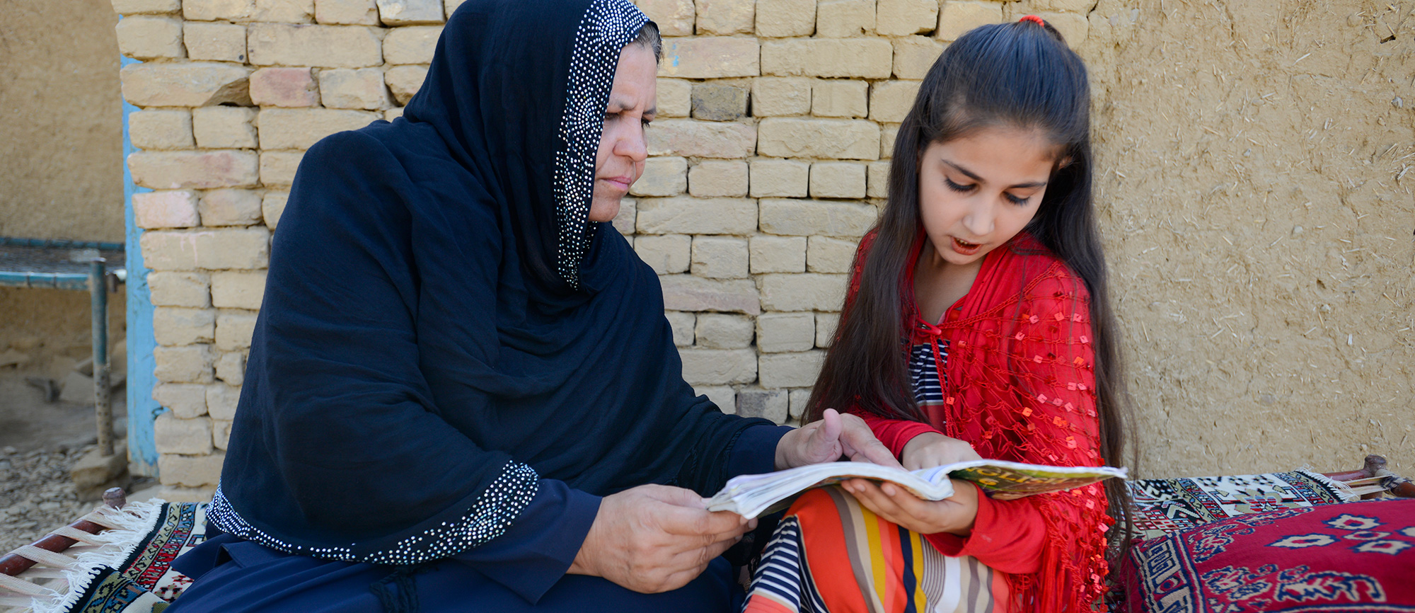 Pakistan. Aqeela Asifi the 2015 winner of UNHCR’s Nansen Refugee Award.