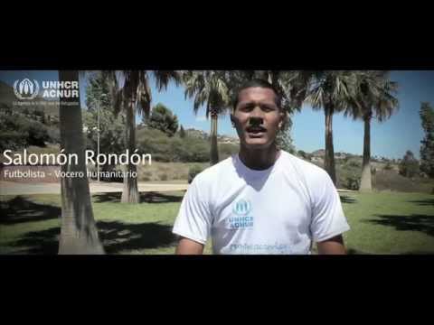 Salomón Rondón #Pontelacamisetadelosrefugiados ACNUR Venezuela