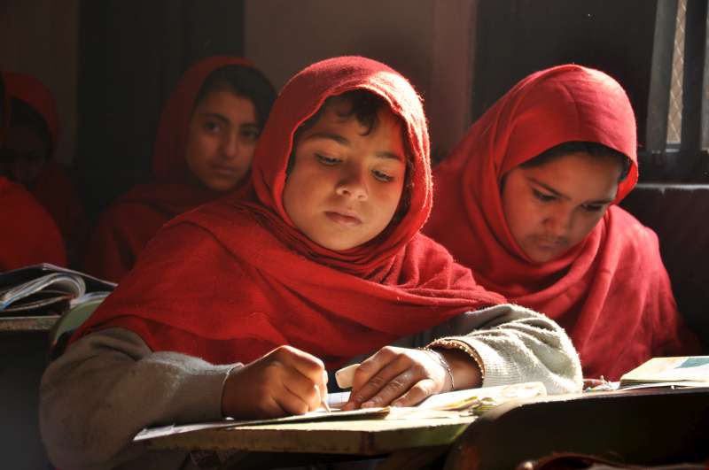 Rukayah, 12, loves her new classroom in Peshawar, capital of north-west Pakistan's Khyber Pakhtunkhwa province, which has hosted hundreds of thousands of Afghan refugees over three decades. UNHCR is providing badly needed financial support for the improvement of schools in refugee-hosting regions, which will provide education for girls and boys. 