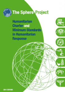 Sphere Minimum Standards and Indicators for Humanitarian Response (SPHERE, 2011)