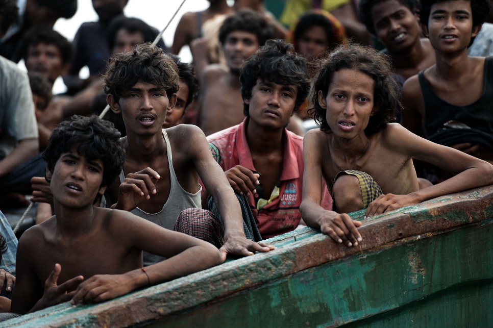 Abandoned by smugglers, thousands of Rohingya and Bangladeshis were stranded without food and water on the Andaman Sea.
