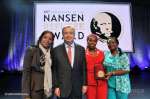 High Commissioner António Guterres with the representatives of the Butterflies after the 2014 Ceremony