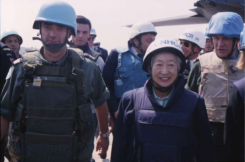 Bosnia & Herzegovina / High Commissioner Sadako Ogata's visit to Sarajevo / UNHCR / S. Foa / July 1993