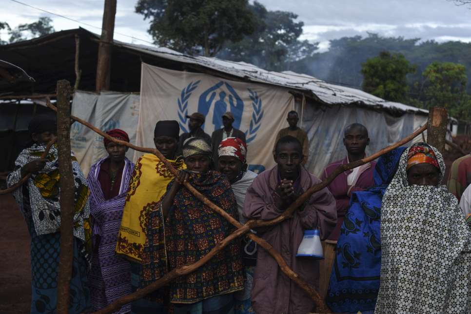Refugees from Burundi in Nduta camp in north-western Tanzania. Since April 2015, over 250,000 Burundians have fled to neighbouring countries.