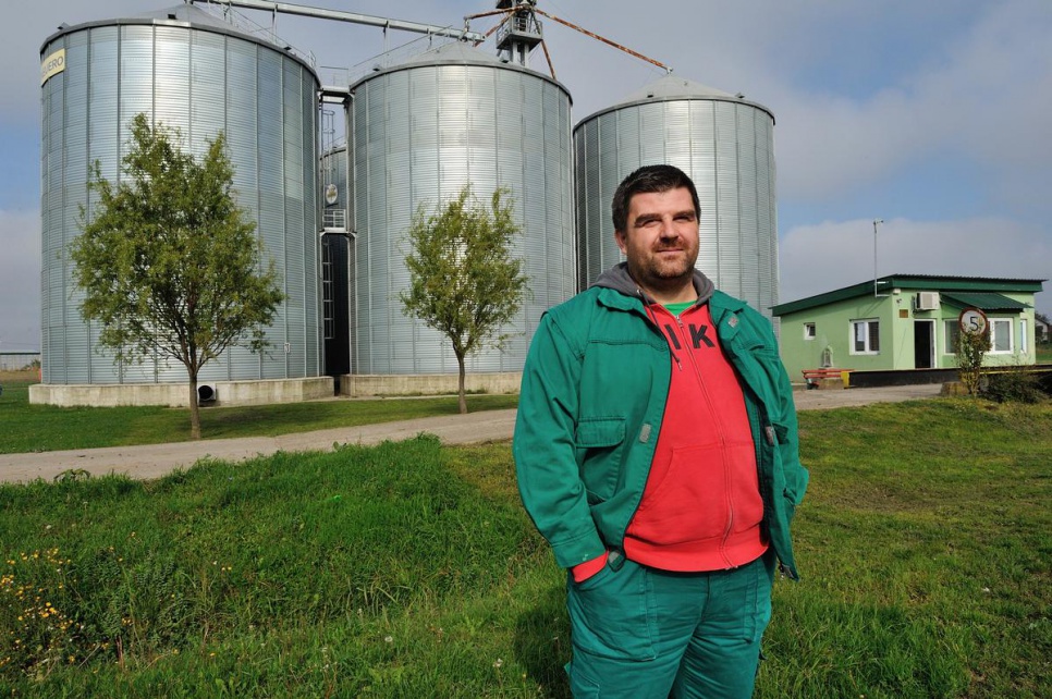 "I made a decision on my own to give apples," Miodrag says, "but when I came home and told my family they all agreed."