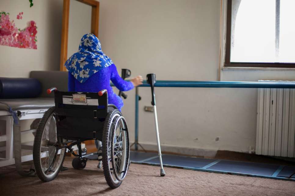 Despite her swift progress, Wisam still faces up to a year of intense therapy to regain full mobility.