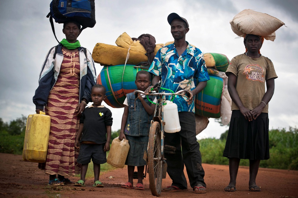 More than 25,000 Burundians have fled to Rwanda in recent weeks. Salvatore and Esperanza say they left home at 4 a.m. and trekked seven hours through the bush with their children.