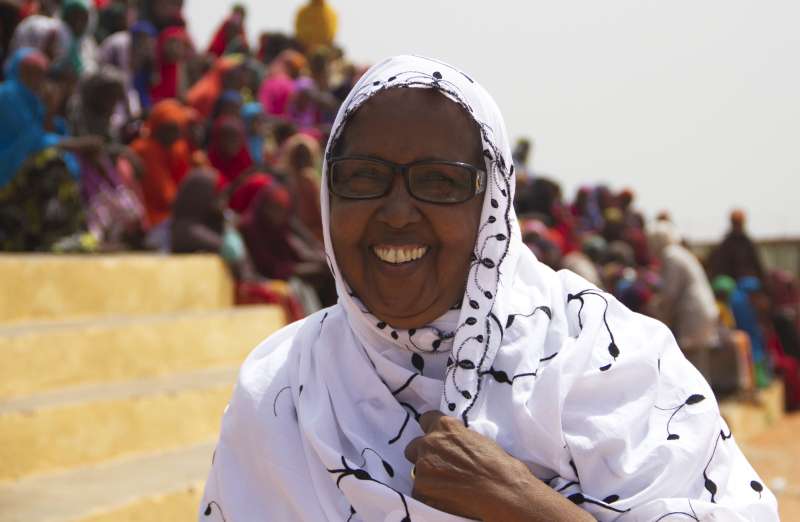 Mama Hawa works to empower women and girls, whom she regards as the backbone of society. 