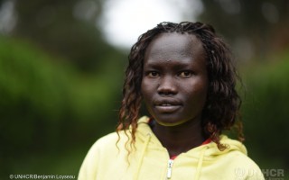 Kenya. South Sudanese runner, Rose Nathike Lokonyen trains for Rio 2016 Olympic Games