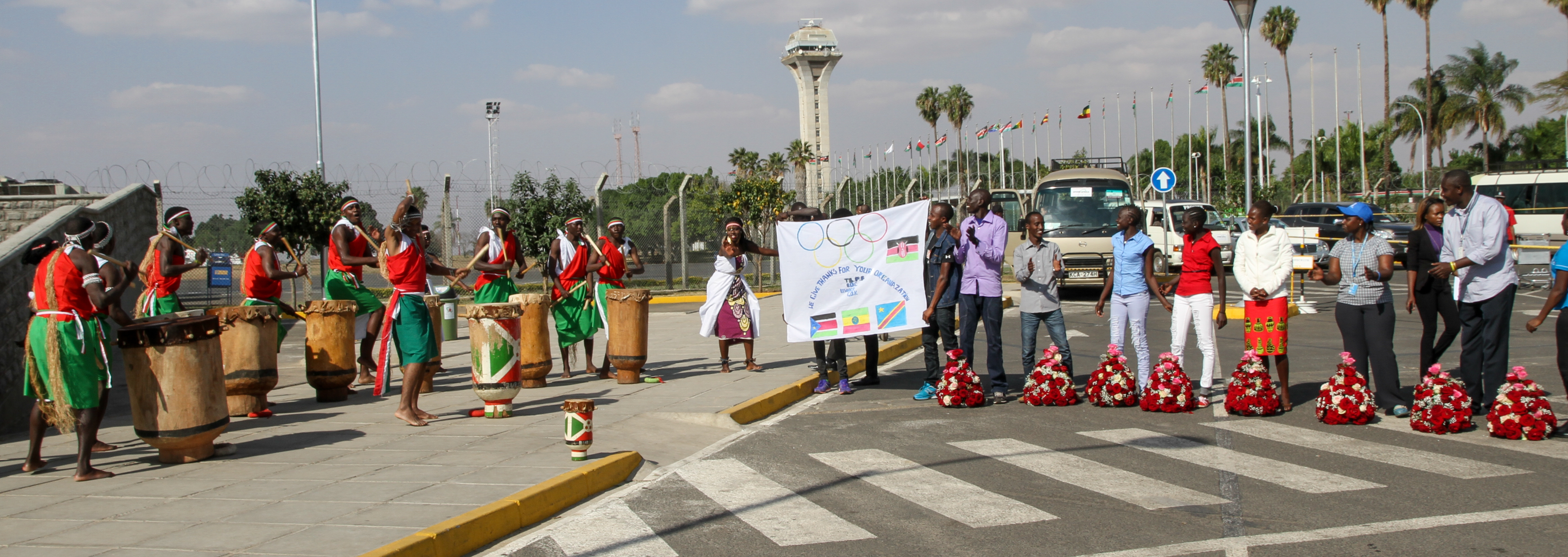 Heroic Reception in Kenya for 5 Members of #TeamRefugees