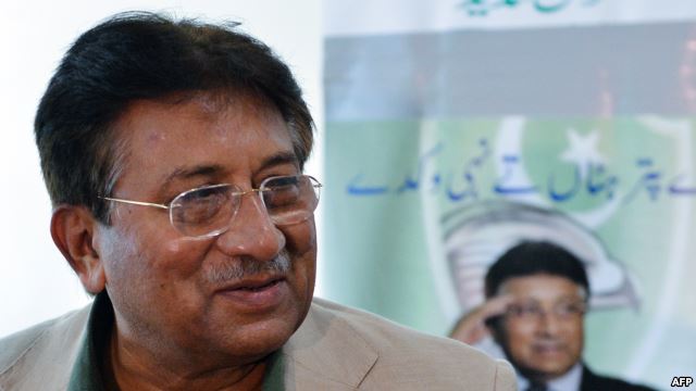 Pakistan's former military ruler Pervez Musharraf (file photo)