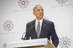 United States President Barack Obama addresses the High-level Leaders'...