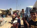  Internally displaced children play at Debaga camp in the Kurdistan Re...