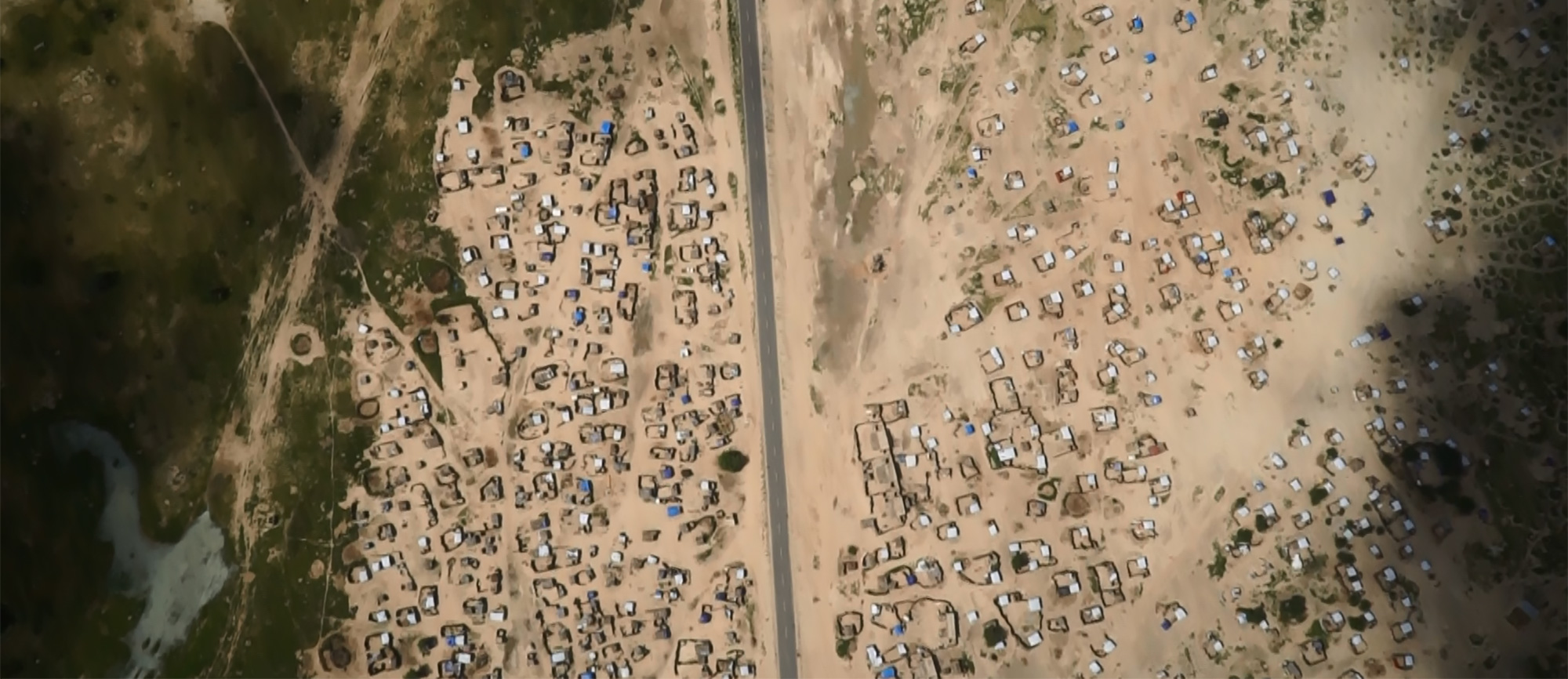 Photo of drone mapping over Diffa, Niger.
