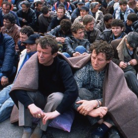 Italy. Albanians arriving in Brindisi.  ©Gaetano Lo Porto / March 1997