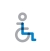 Accessible disabled people icon