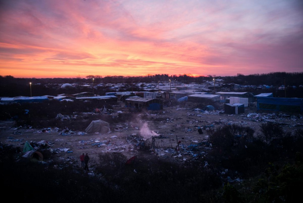 "I have been here for three months," Ahmed said shortly before leaving Calais. "It's cold. It's really difficult."