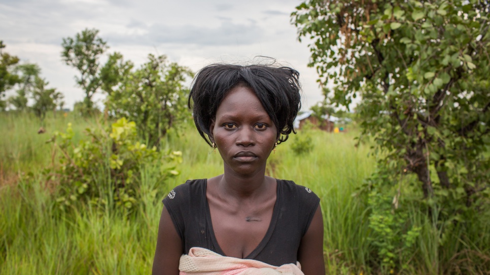 "I think our life here will be better than in South Sudan because my child while get an education and there are health services," says Marta Abau. 