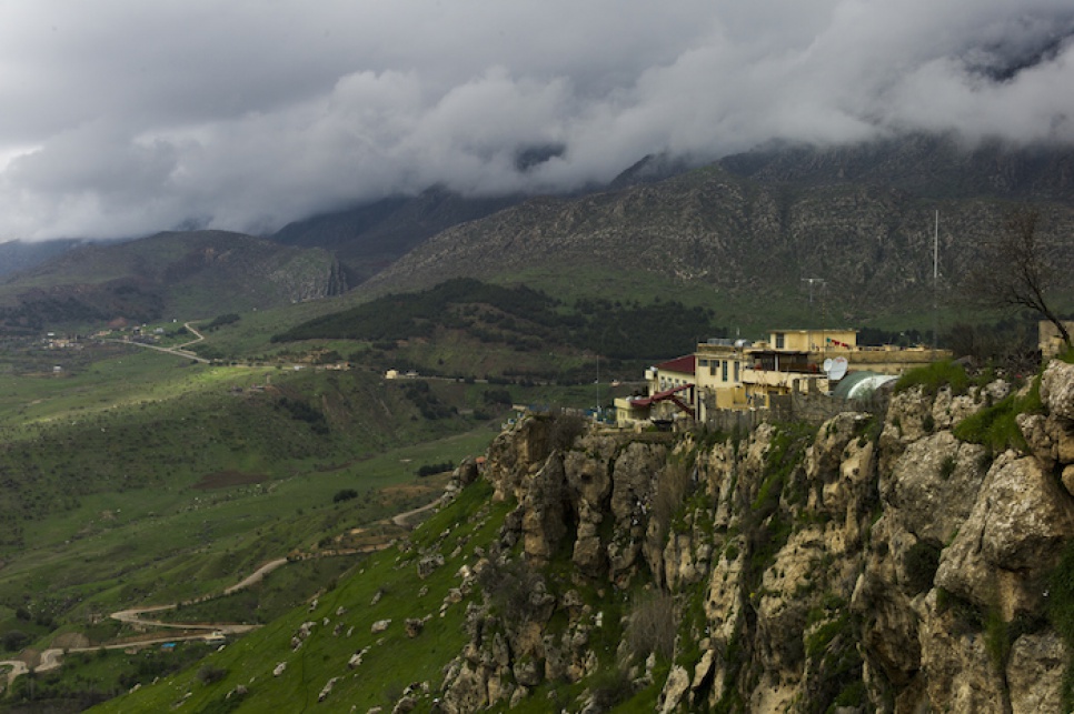 A view of Amadi, where Asam and many other displaced Iraqis have found refuge after fleeing the fighting in Sinjar.