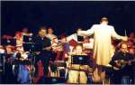 UNHCR Goodwill Ambassador George Dalaras performs with the Ossipov Russian Orchestra at UNHCR's 50th Anniversary concert in the ancient stadium at Delphi. Nicolai Kalinin conducts.