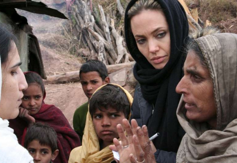 Goodwill Ambassador Angelina Jolie Refugee UNHCR Mission